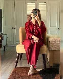 DASTAN EMBROIDED 2PC - Maroon
