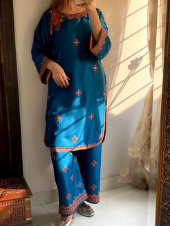 BALOCHI EMBROIDERY 2PCS - SKY