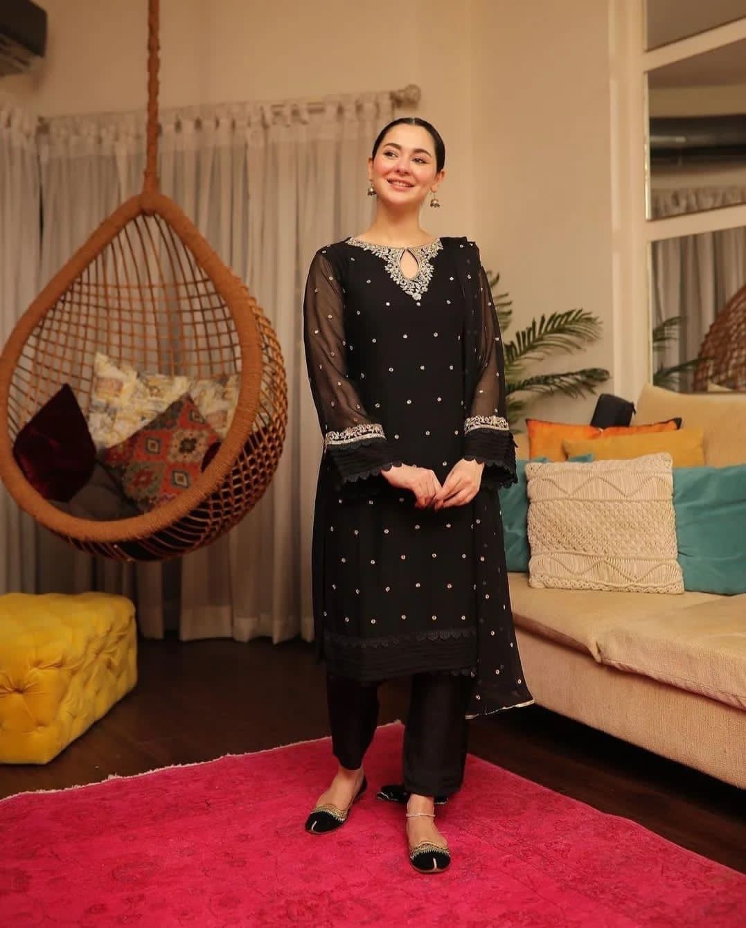 HANIA AMIR Shafoon Embroidered 3pcs